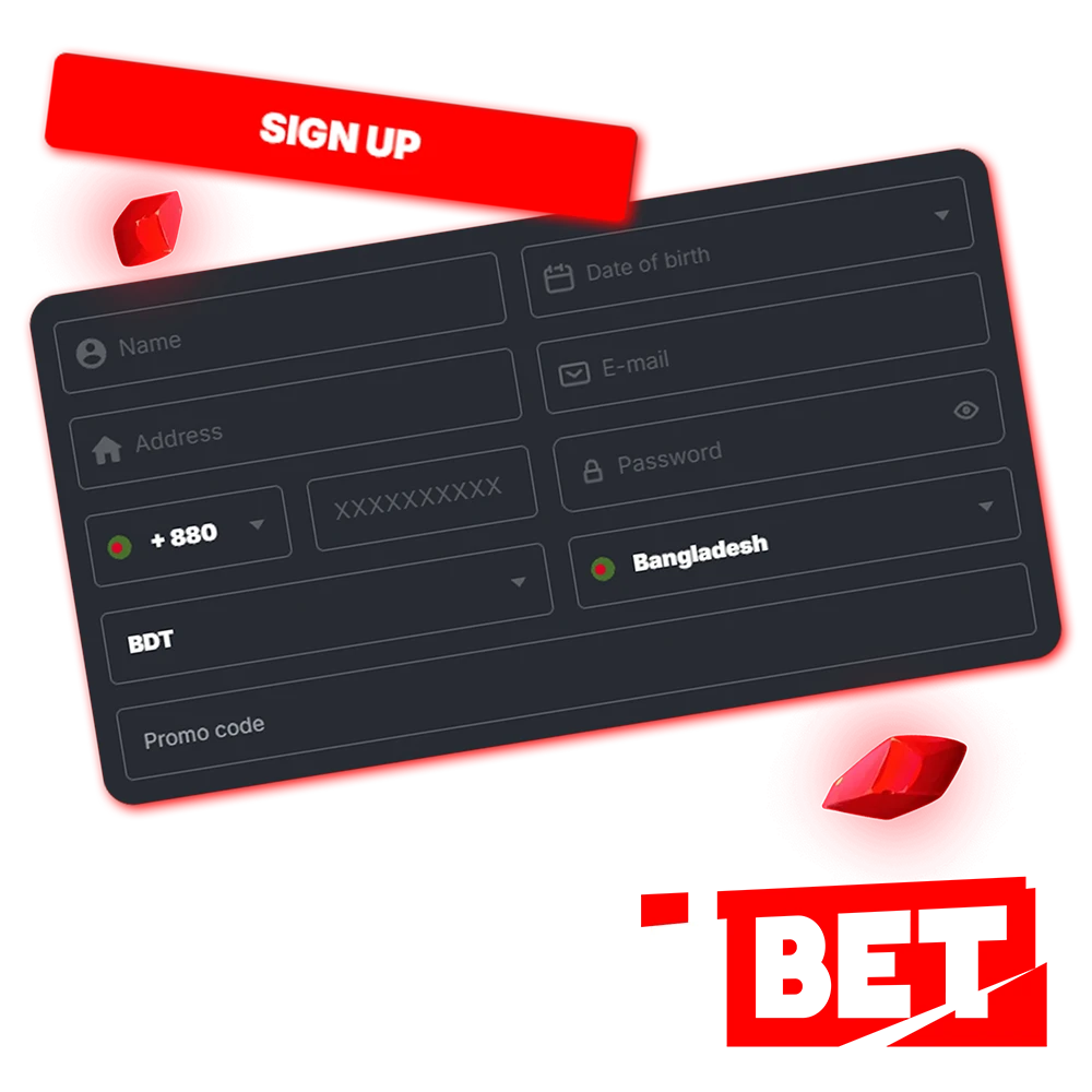 Create a Banzai Bet account in a convenient way and get access to all the features of the platform.